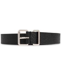 DSquared² - Accessoires ,Zwart ,Leer Leren Riem - Lyst