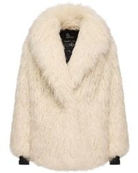 Moncler - Faux Fur & Shearling Jackets - Lyst