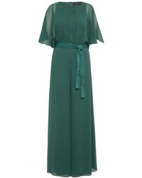 Vera Mont - Jumpsuits & Playsuits ,Groen ,Chiffon Elegante Chiffon Jumpsuit Met Riem - Lyst