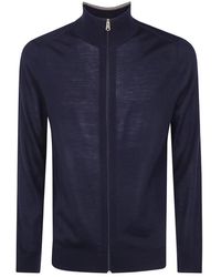 Paul Smith - Cardigan Zip Thru - Lyst