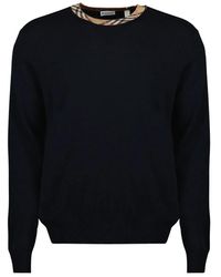 Burberry - Round-Neck Knitwear - Lyst