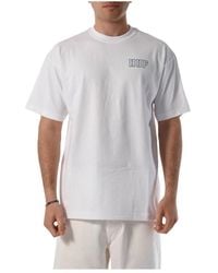Huf - Baumwoll-t-shirt mit front- und rückendruck - Lyst