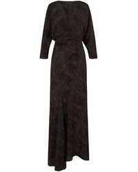 Cortana - Seidenkleid mit daria-print - Lyst