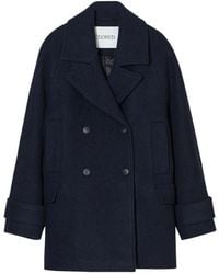 Closed - Double-Breasted Coats - Lyst