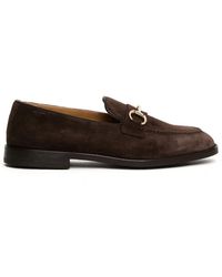 Alexander Hotto - Brauner Wildleder Mokassin Schuh - Lyst