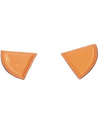 Hermès Orecchini a clip a triangolo - Arancione