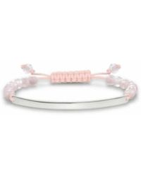 Thomas Sabo - Elegantes Armband Mit Rosenquarzperlen - Lyst