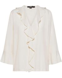 Seventy - Overhemden ,Blouse Van Een Gemengde Stof Van Zijde En Jersey - Lyst