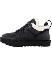UGG - Schoenen ,Zwart ,Wol Lowmel Leather - Lyst