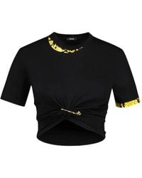 Versace - Gedraaide Top Met Veiligheidsspeld - Lyst