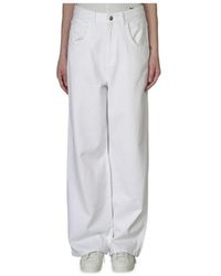 hinnominate - Bianco oversize jeans,ametista oversize jeans - Lyst