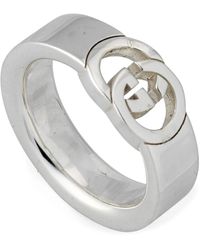 Gucci - Interlocking Interlocking G Ring - Lyst