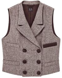 ARMANI EXCHANGE - Vests - Lyst