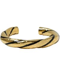 Aurelie Bidermann Diana xl bracelet in gold metal - Metallizzato
