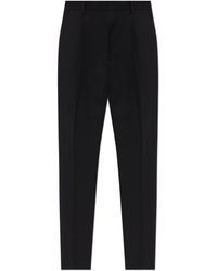 DSquared² - Broeken ,Zwart ,Wol Wollen Broek - Lyst