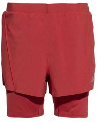 adidas - Fitness ,Rood ,Polyester D4T Training 2In 1 Shorts - Lyst