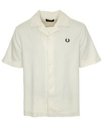 Fred Perry - Short Sleeve Shirts - Lyst
