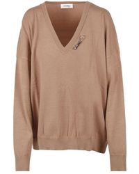 Ottod'Ame - V-Hals Truien - Lyst