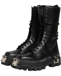 Dolce & Gabbana - Lace-Up Boots - Lyst