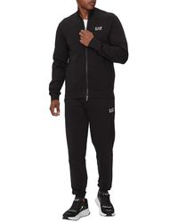 EA7 - Fitness ,Zwart ,Katoen Dynamic Sporty Trainingspak - Lyst