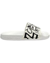 EA7 - Weiße Flip-Flops & Slider - Lyst