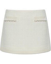 LoveShackFancy - Rhonna Tweed Mini Rok - Lyst