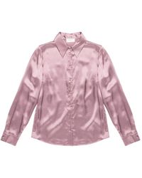 Nenette - Overhemden ,Roze ,Camicia Dal Taglio Sfiancato - Lyst