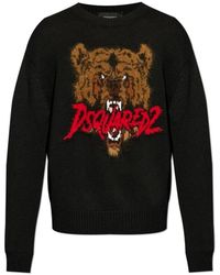 DSquared² - Rundhals-Strickware - Lyst