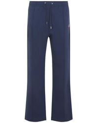 CASABLANCA - Blauwe Katoenen Broek Voor Mannen - Lyst