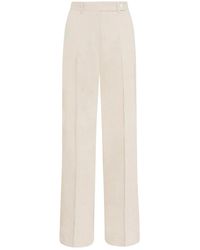 Kiton - Viscose Broek - Lyst