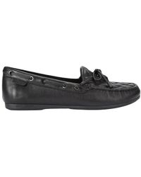 Kurt Geiger - Schoenen ,Zwart ,Leer Eagle Moccasin Drench Flat - Lyst