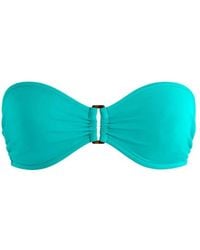 Vilebrequin - Badmode ,Groen ,Effen Bandeau Bikini Top Voor - Lyst