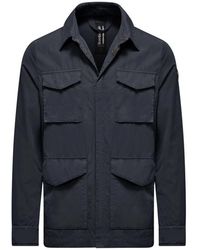 Bomboogie - Cotton/Nylon Jas Met Kraag - Lyst