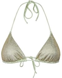 MC2 Saint Barth - Badmode ,Groen ,Maleah Triangle Bikini - Lyst
