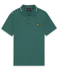 Lyle & Scott - Golf 1874 Tipped Tech Polo - Lyst