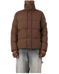 AFTER LABEL - Jassen ,Bruin ,Nylon Chamonix Donsjack - Lyst