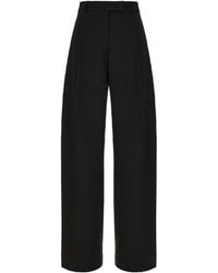 Sportmax - Wide Trousers - Lyst