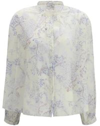 forte_forte - Overhemden ,Paars ,Katoen My Shirt - Lyst