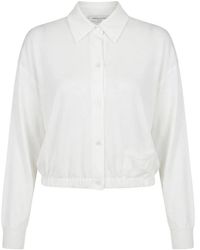 Roberto Collina - Overhemden ,Wit ,Katoen Camicia - Lyst