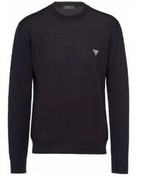 Prada - Zwarte Truien Voor Mannen - Lyst