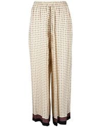 Semicouture - Wide Trousers - Lyst