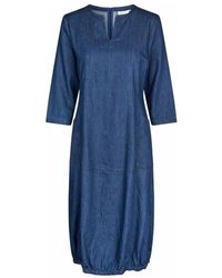 Masai - Kleedjes ,Blauw ,Maniritha Jurk - Lyst