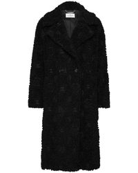 Philipp Plein - Jassen ,Zwart ,Polyester Coat Embroidery Monogram - Lyst