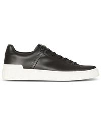 Balmain - B-court leather trainers - Lyst