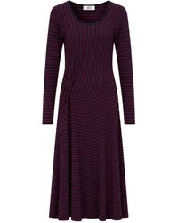 Mads Nørgaard - Kleedjes ,Blauw ,Severa Jurk Streep - Lyst