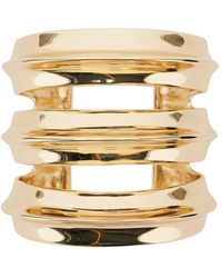 Self-Portrait - Spirale Messing Armband Damen Schmuck - Lyst