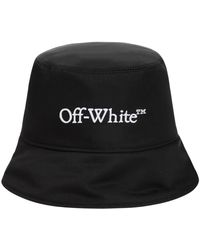 Off-White c/o Virgil Abloh - Schwarzer und weißer bookish bucket hat,buchiger eimer hut schwarz weiß - Lyst