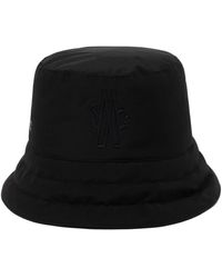 Moncler - Schwarzer gore tex bucket hat - Lyst