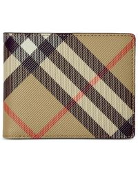 Burberry - Printed E-Canvas Wallet - Lyst
