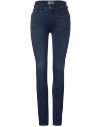 Street One - Flexible slim fit high waist jeans - Lyst